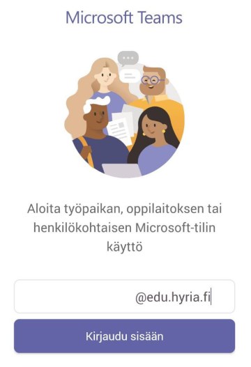 Kirjaudu sisään sähköpostillasi, joka tulee kenttään alaosassa. Klikkaa sen alta "kirjaudu sisään".