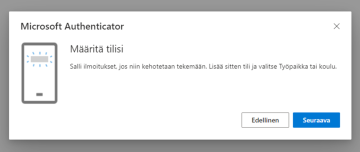 Authenticator-sovelluksen ohjekuva