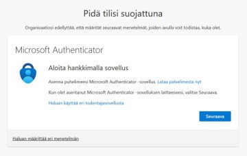 Authenticator sovellus