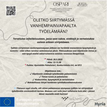 Menneen tapahtuman mainosjuliste jossa tapahtuman sisältö, aika ja paikka